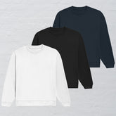 Classic Essentials 3-Pack – Black, White & Navy Combo